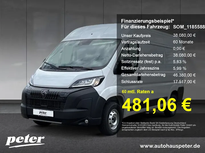 Boxer HDi 330 L2H1 Komfort Kasten