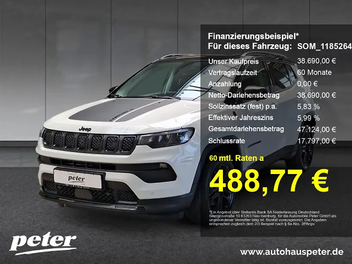 Compass 2.4 CVT Limited Geschlossen