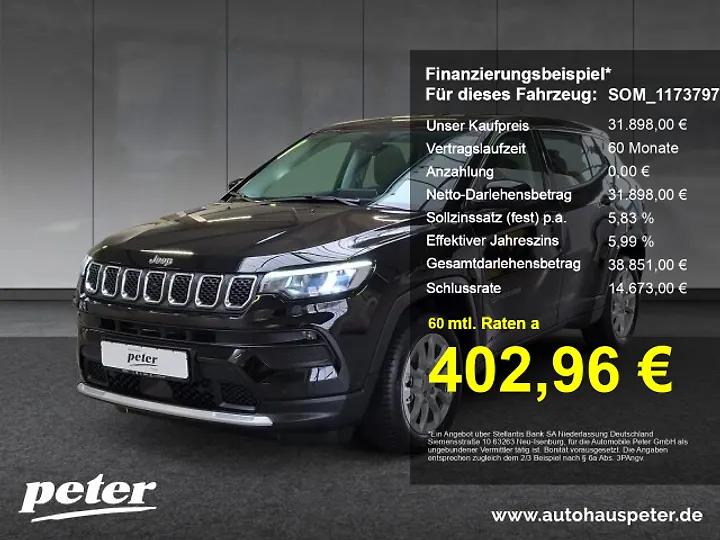 Compass 1.5 GSE T4 48V e-Hybrid Automatik Altitude Geschlossen