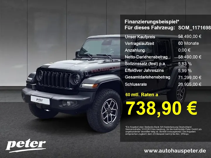 Wrangler Unlimited 2.0 T-GDI Hardtop AWD Automatik Sahara Hardtop