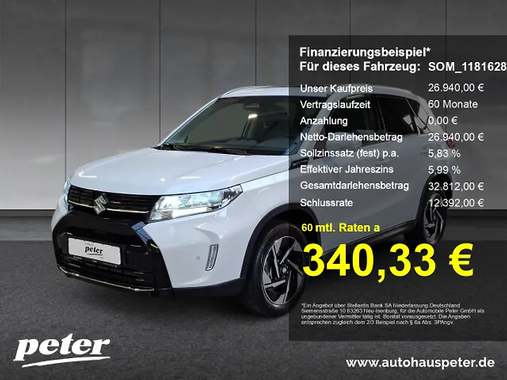 Vitara 1.4 Boosterjet Hybrid Club Geschlossen