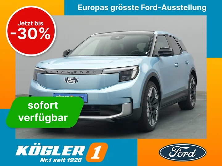 Explorer Elektromotor mit Standard Range RWD 52kWh Explorer Geschlossen