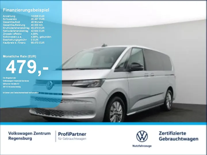 Transporter TDI Lang DSG Plus Doppelk.Kasten