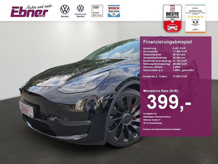 Model Y Long Range Dual Motor AWD Geschlossen