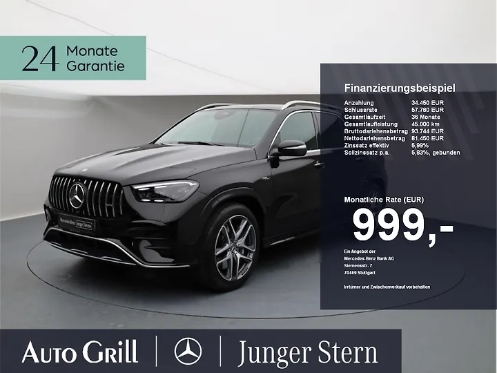 GLE 450 d 4Matic 9G-TRONIC Advanced Plus Geschlossen