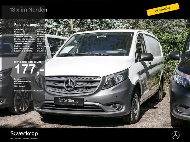 Vito 116 CDI (BlueTEC) Kompakt Mixto (PKW) Kasten