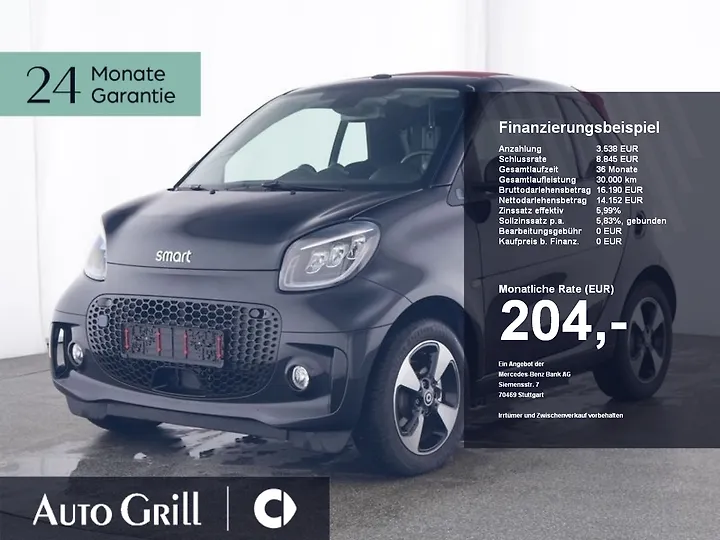 smart fortwo cabrio electric drive (ohne Batterie) Cabrio