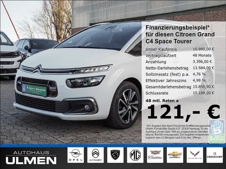 Grand C4 Spacetourer PureTech 130 Stop&Start FEEL Kombi