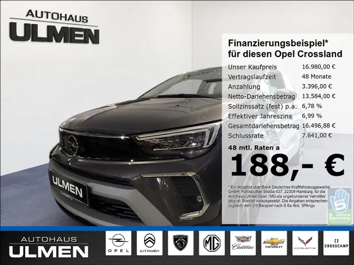 Crossland 1.2 Elegance Geschlossen