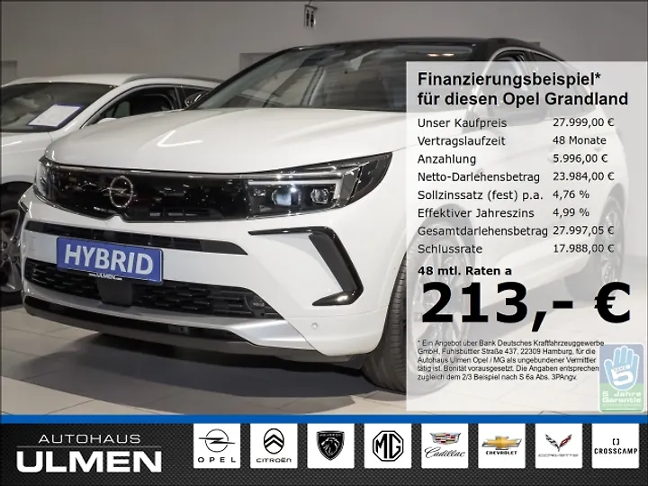 Grandland 1.2 DI Automatik Enjoy Geschlossen