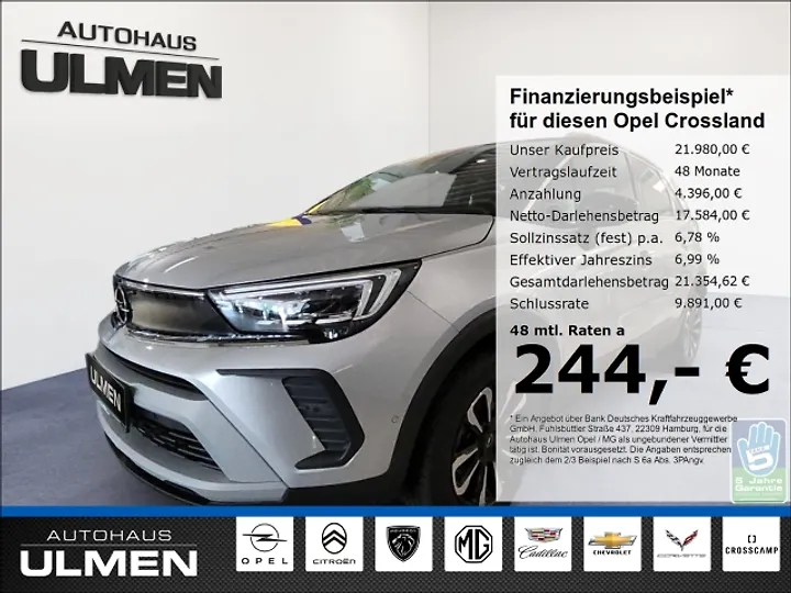 Crossland 1.2 Automatik Elegance Geschlossen
