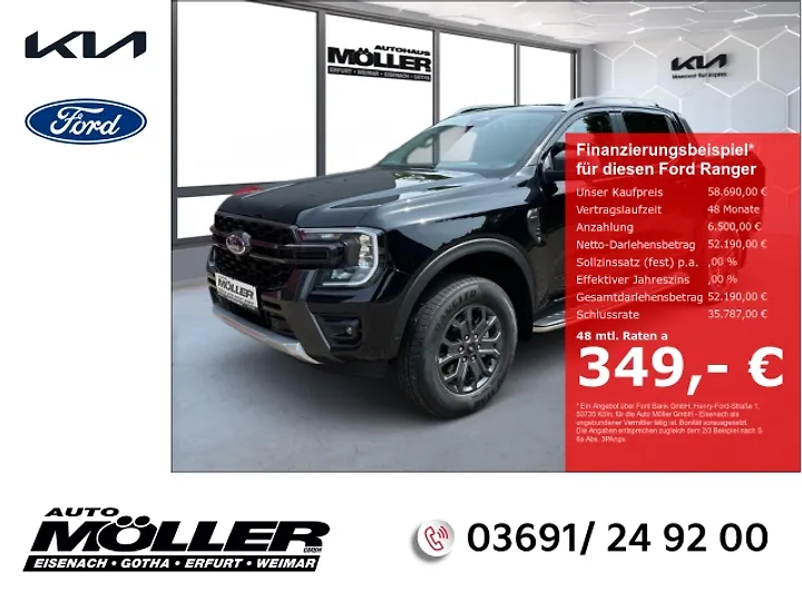 Ranger 3,0 l EcoBoost Doppelkabine Autm. Raptor Doppelk.Pritsche
