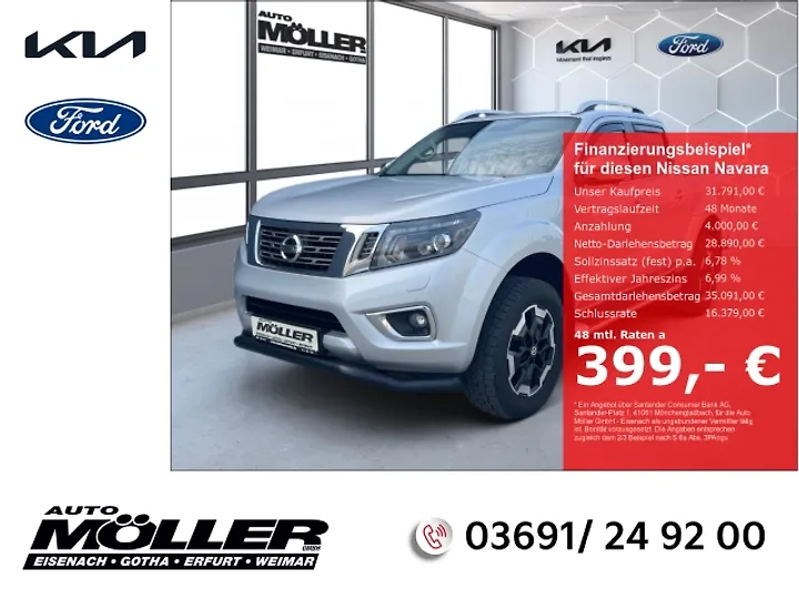 NP300 Navara DC Autm. Tekna Doppelk.Pritsche
