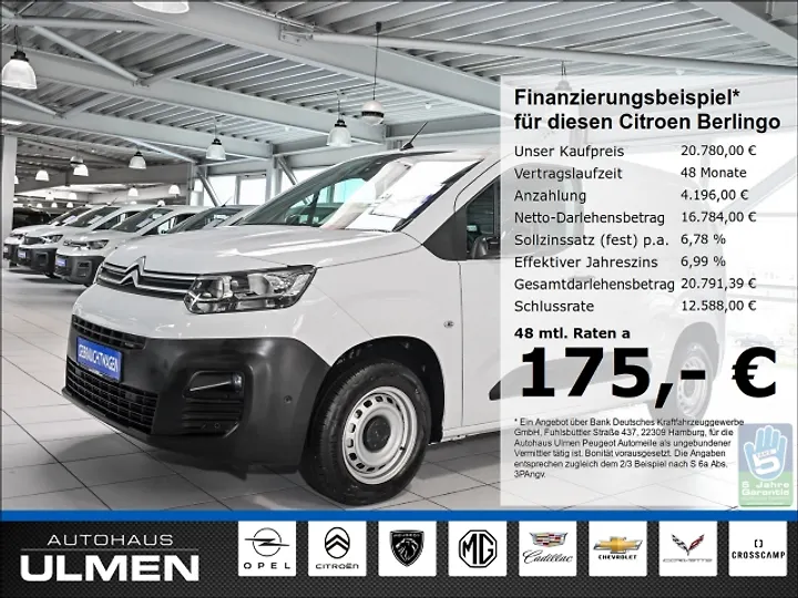 Berlingo 1.2 Puretech 110 L1 Kasten