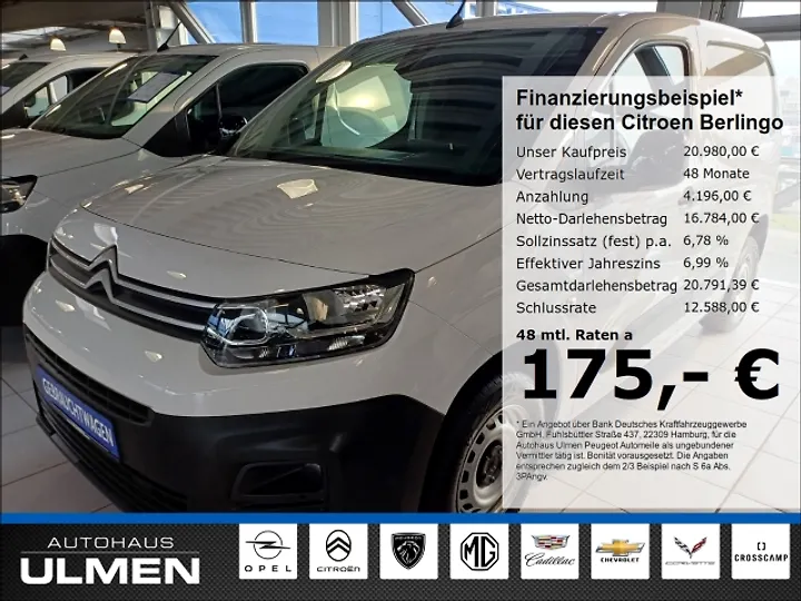 Berlingo 1.2 Puretech 110 L1 Kasten