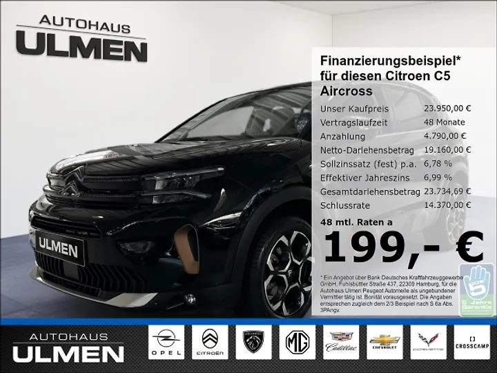 C5 Aircross Pure Tech 130 S&S EAT8 FEEL PACK Geschlossen
