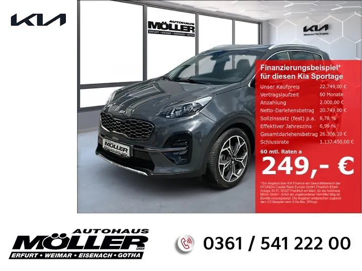 Sportage 1.6 T-GDI AWD Aut. GT Line Geschlossen