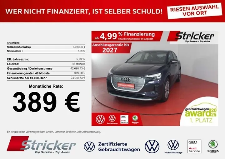 Q4 e-tron 40 Geschlossen