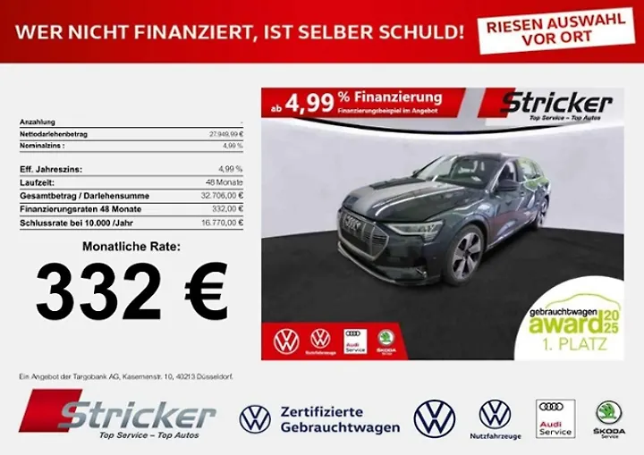 e-tron 55 quattro Geschlossen