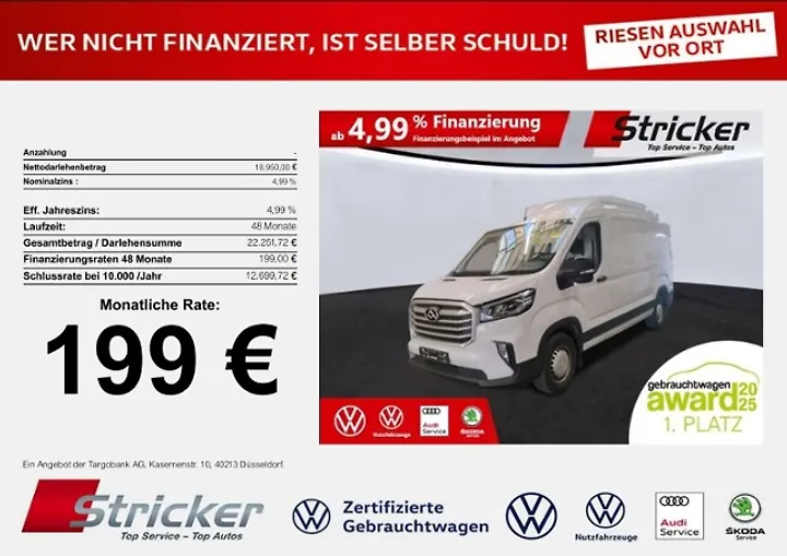 Deliver 9 2.0 Fahrgestell L3 BASE Fgst.