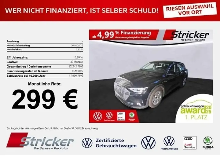 e-tron 55 quattro Geschlossen