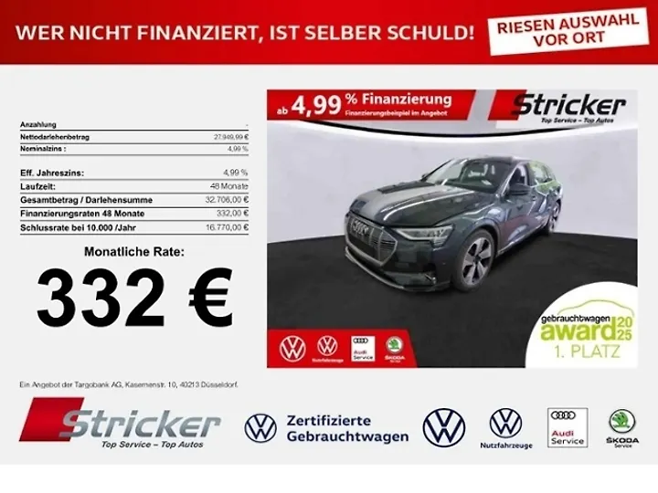 e-tron 55 quattro Geschlossen