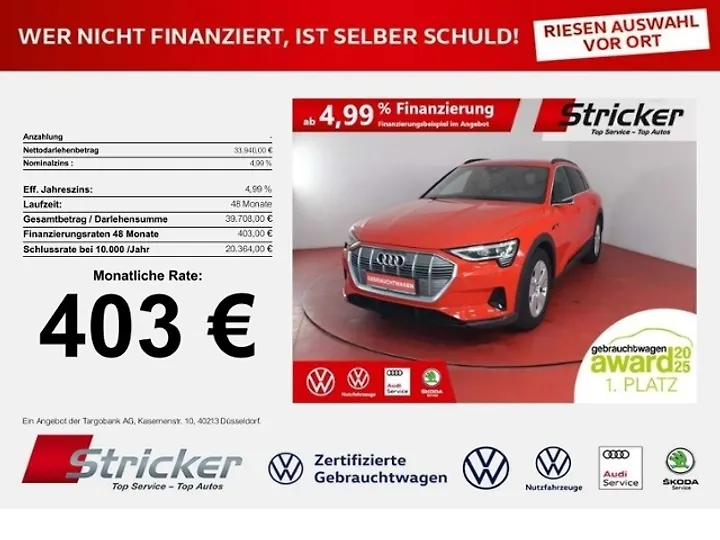 e-tron 55 quattro Geschlossen