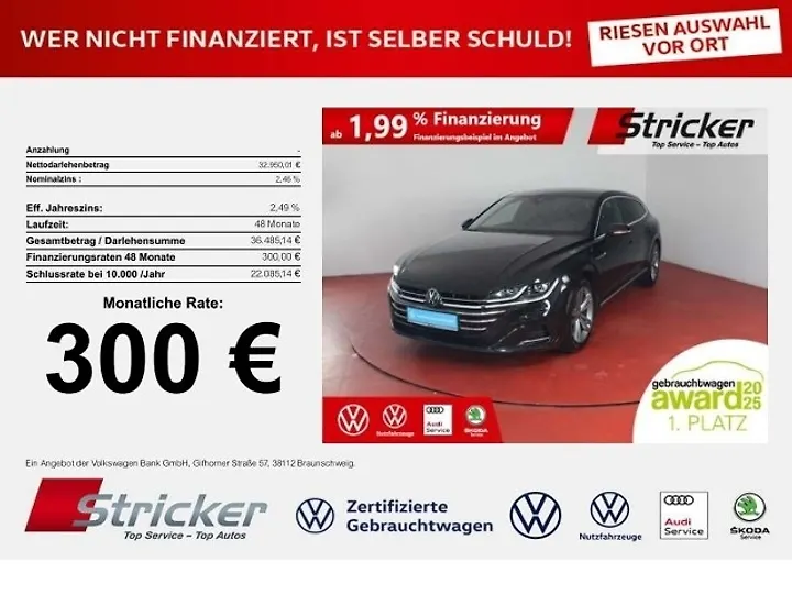 Arteon Shooting Brake 2.0 TSI OPF 4Motion DSG Elegance Kombi
