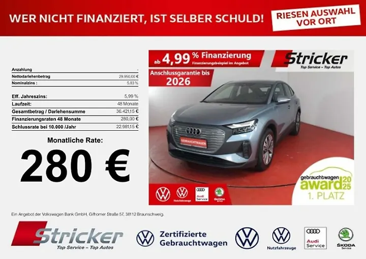 Q4 e-tron 40 Geschlossen