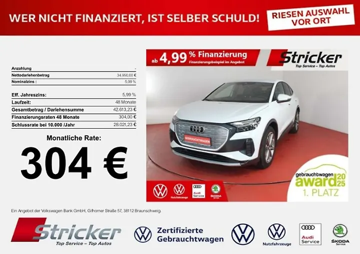 Q4 e-tron 40 Geschlossen
