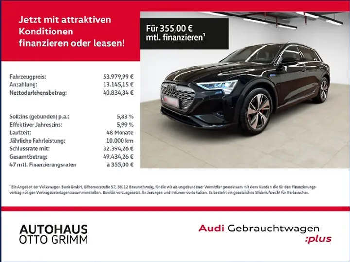 Q8 e-tron 55 quattro advanced Geschlossen