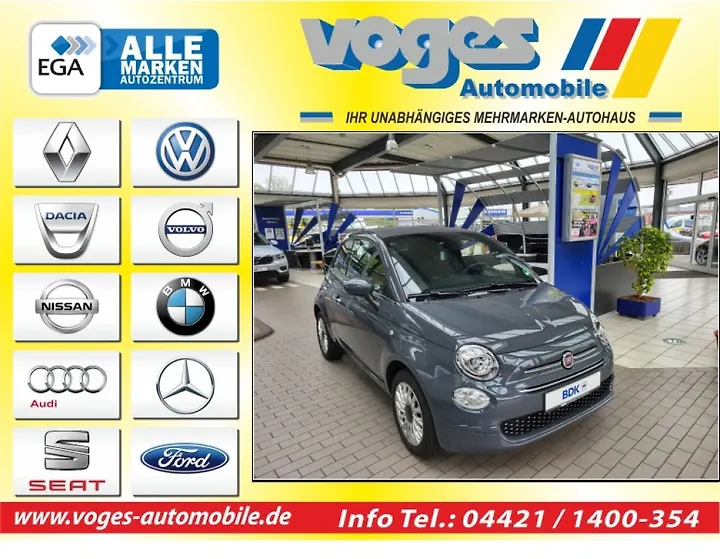 500 C 1.2 8V Start&Stopp Lounge Cabrio
