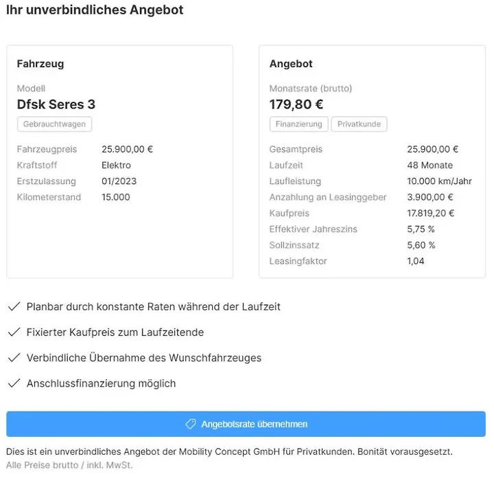 Seres 3 Comfort Geschlossen