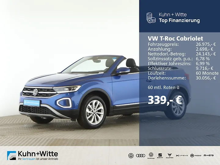 T-Roc Cabriolet 1.0 TSI OPF Style Cabrio
