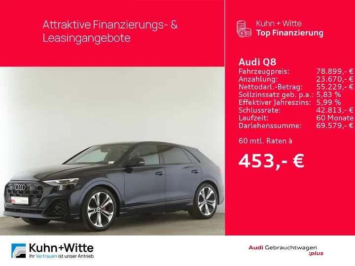 Q8 55 TFSI quattro tiptronic Geschlossen