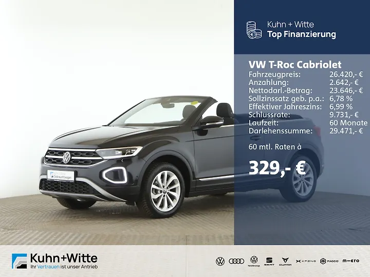 T-Roc Cabriolet 1.0 TSI OPF Style Cabrio