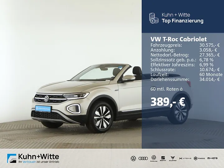 T-Roc Cabriolet 1.0 TSI OPF Style Cabrio