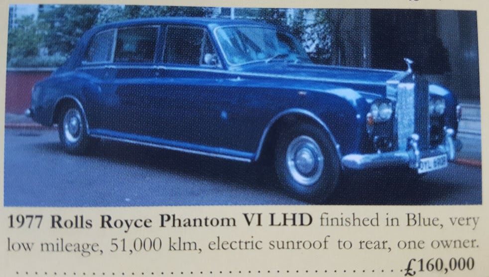 Rolls royce phantom 6 left hand drive ycbfns 4ynjr blh siac