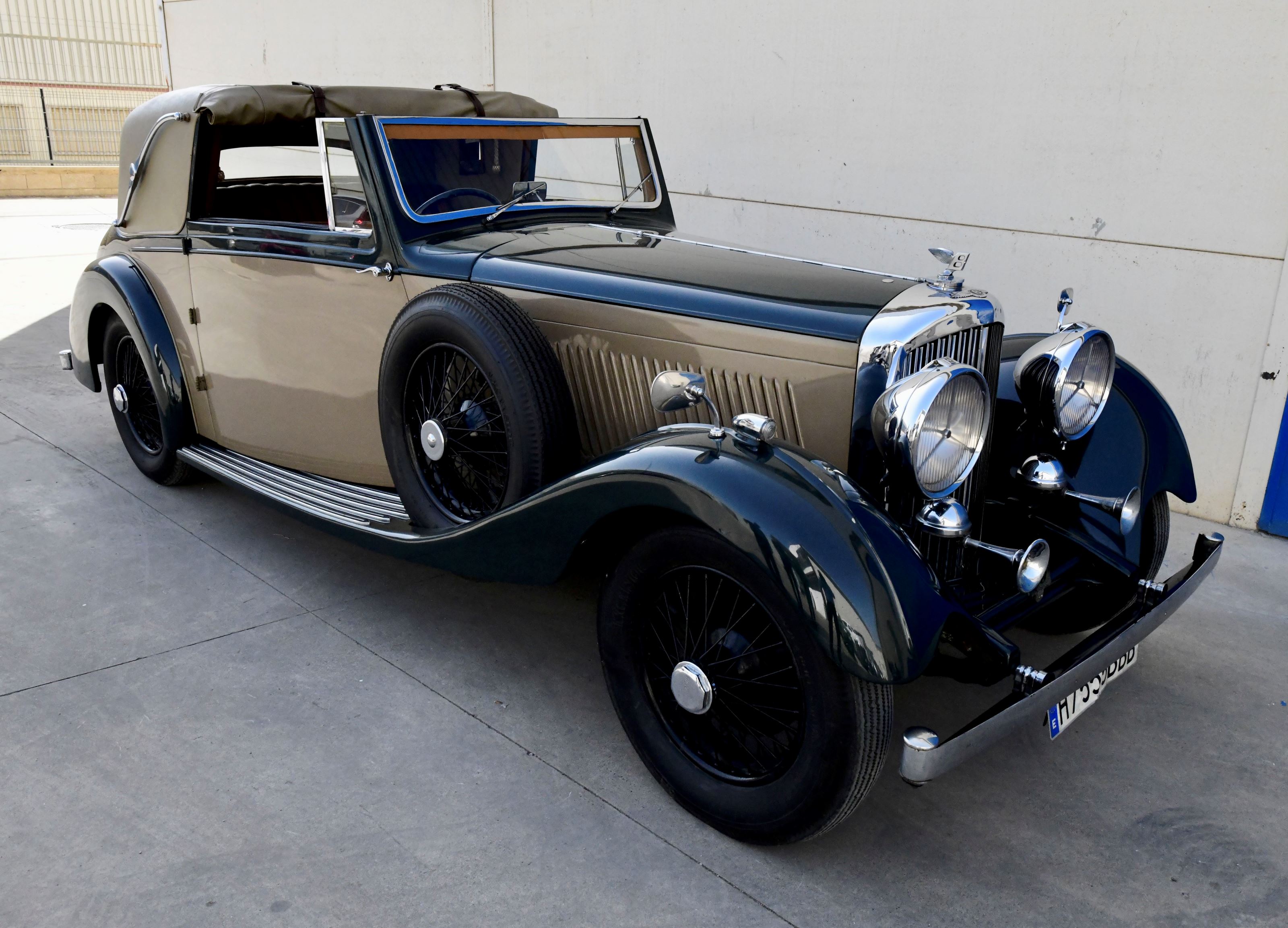 Bentley derby 3.5 litre barker style sedanca coupe sscbvcgeenp4sygafgrmk