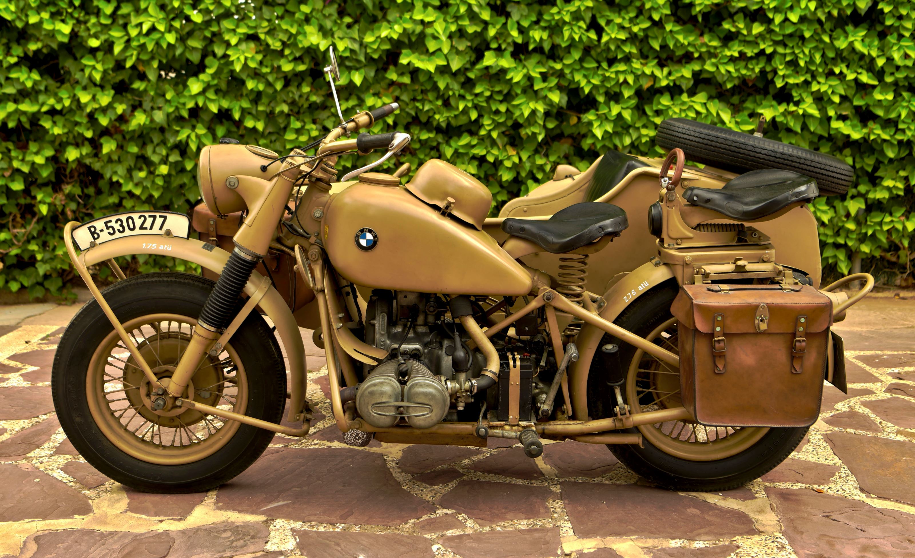 Bmw r75 750cc military motorcycle combination wehrmachtsgespann qne2yts4day61mrhxamxx