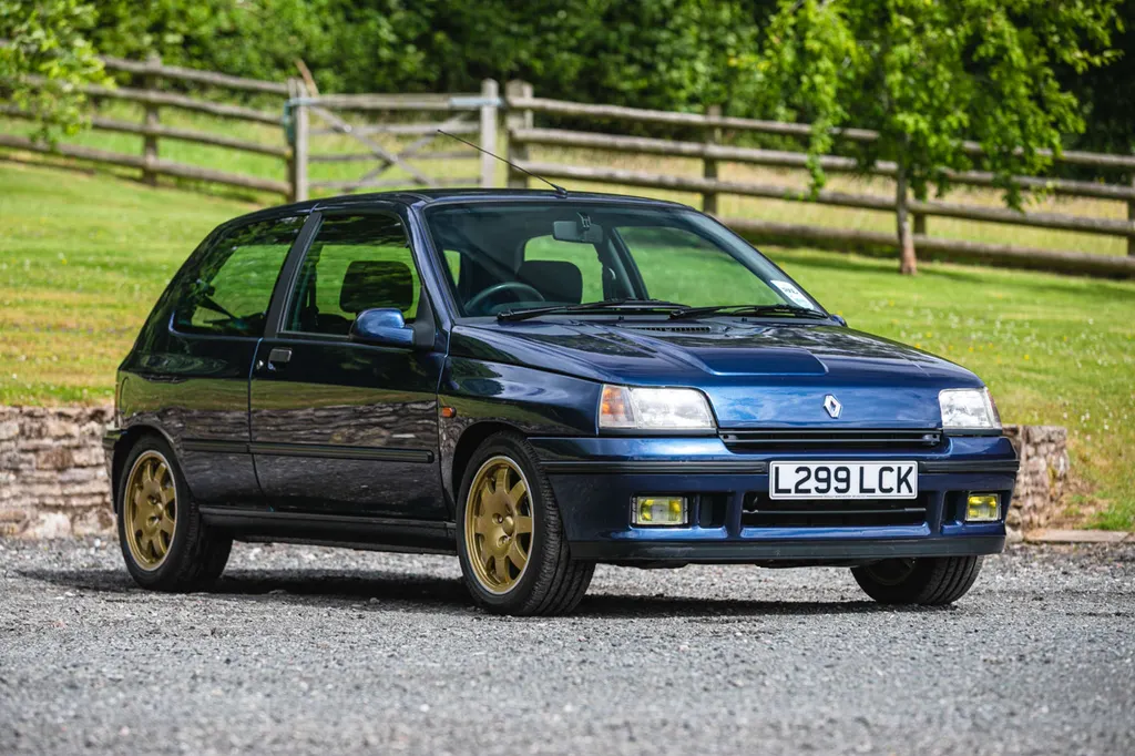 1年保証 ルノー クリオ ウィリアムズ Renault Clio Williams 純正ホイール 金クリ タイヤ付き中古4本セット Lacistitis Es